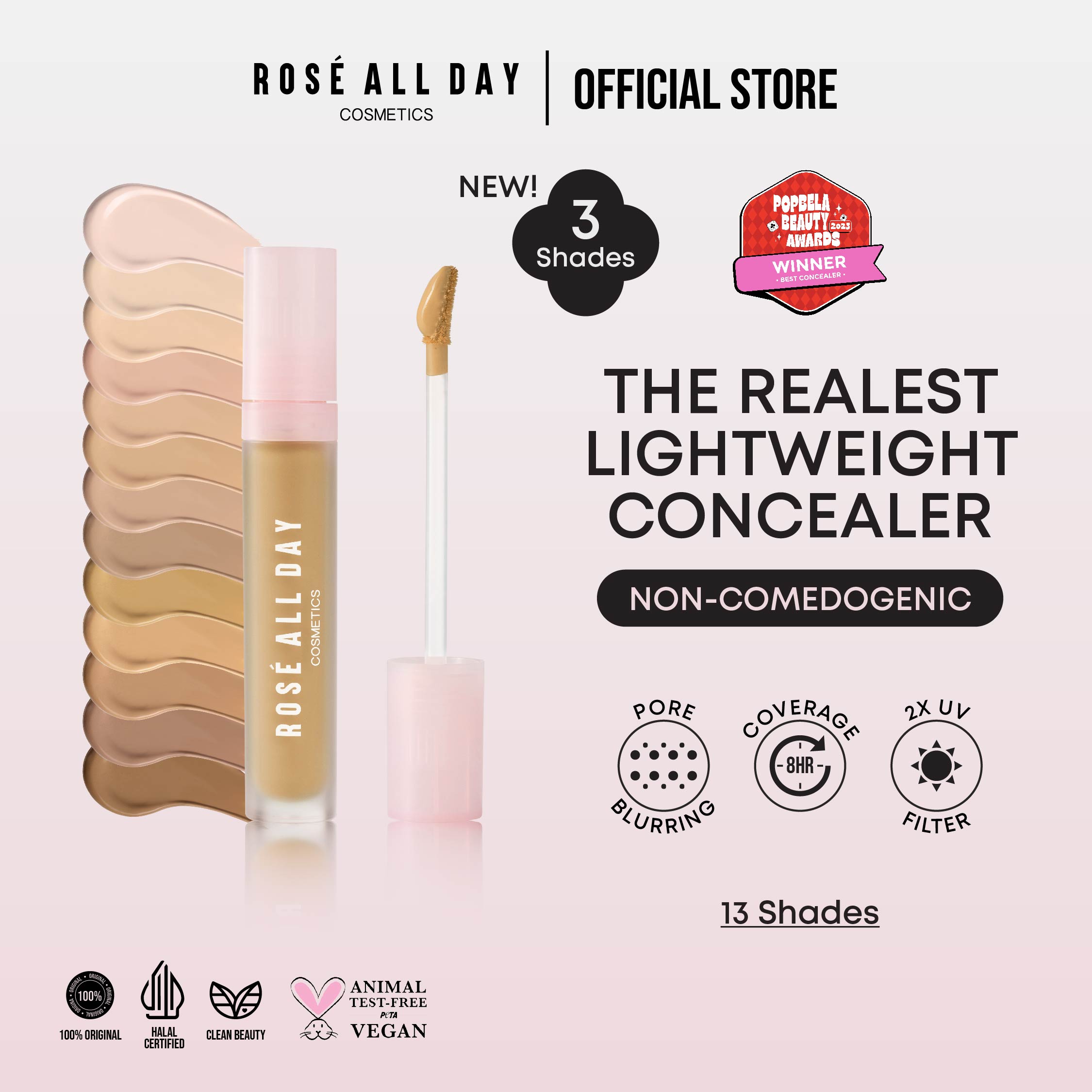 Rosé All Day The Realest Lightweight Concealer