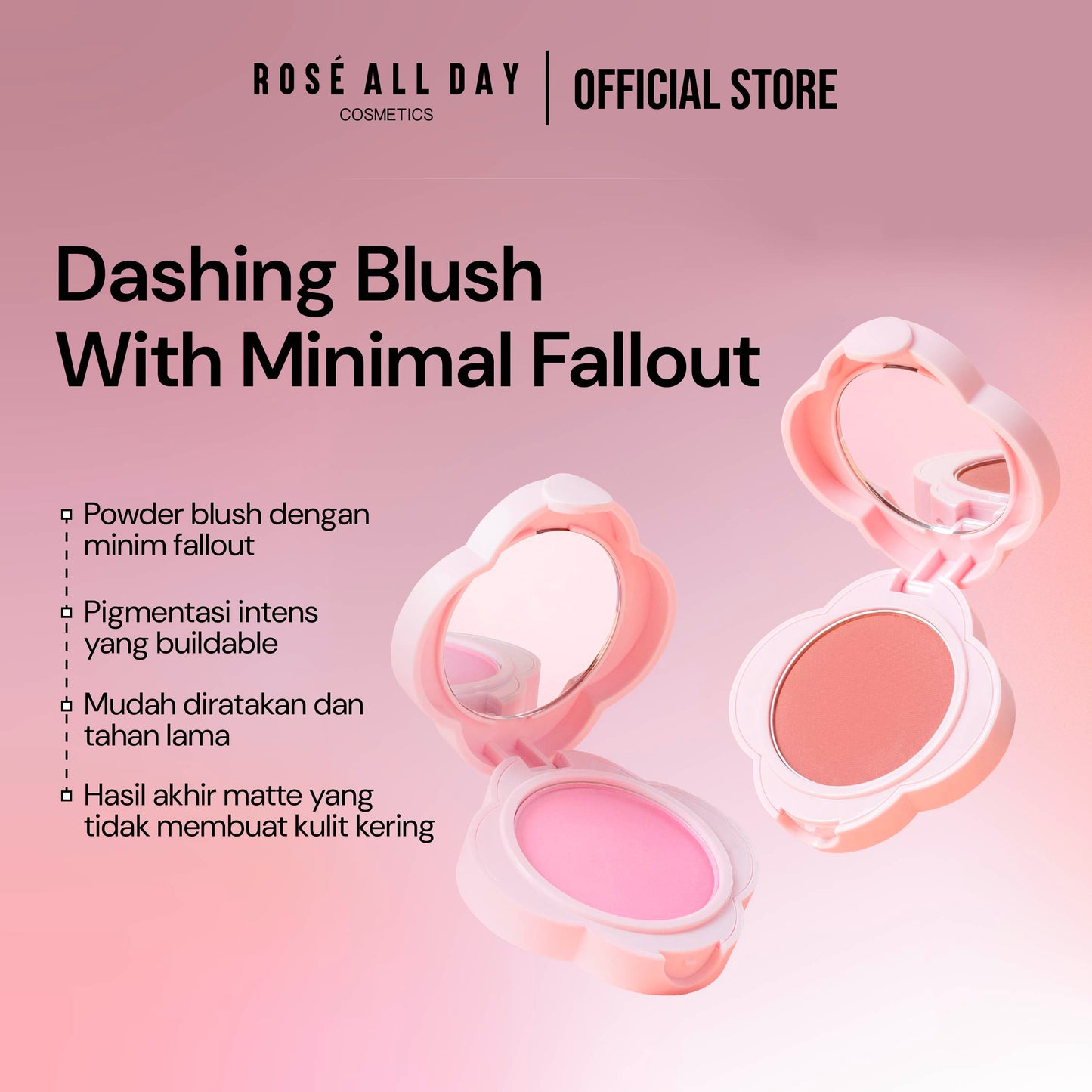Rosé All Day Cheeky Veil Powder Blush