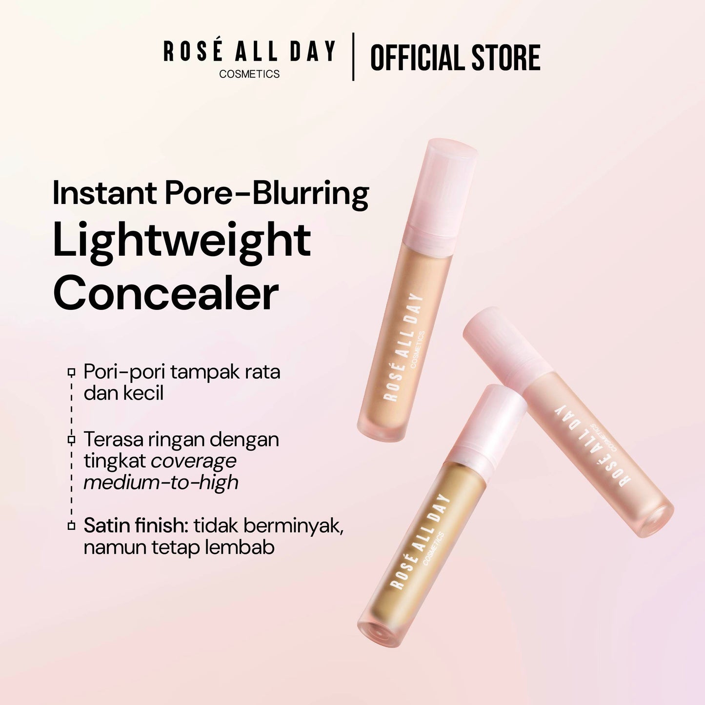 Rosé All Day The Realest Lightweight Concealer