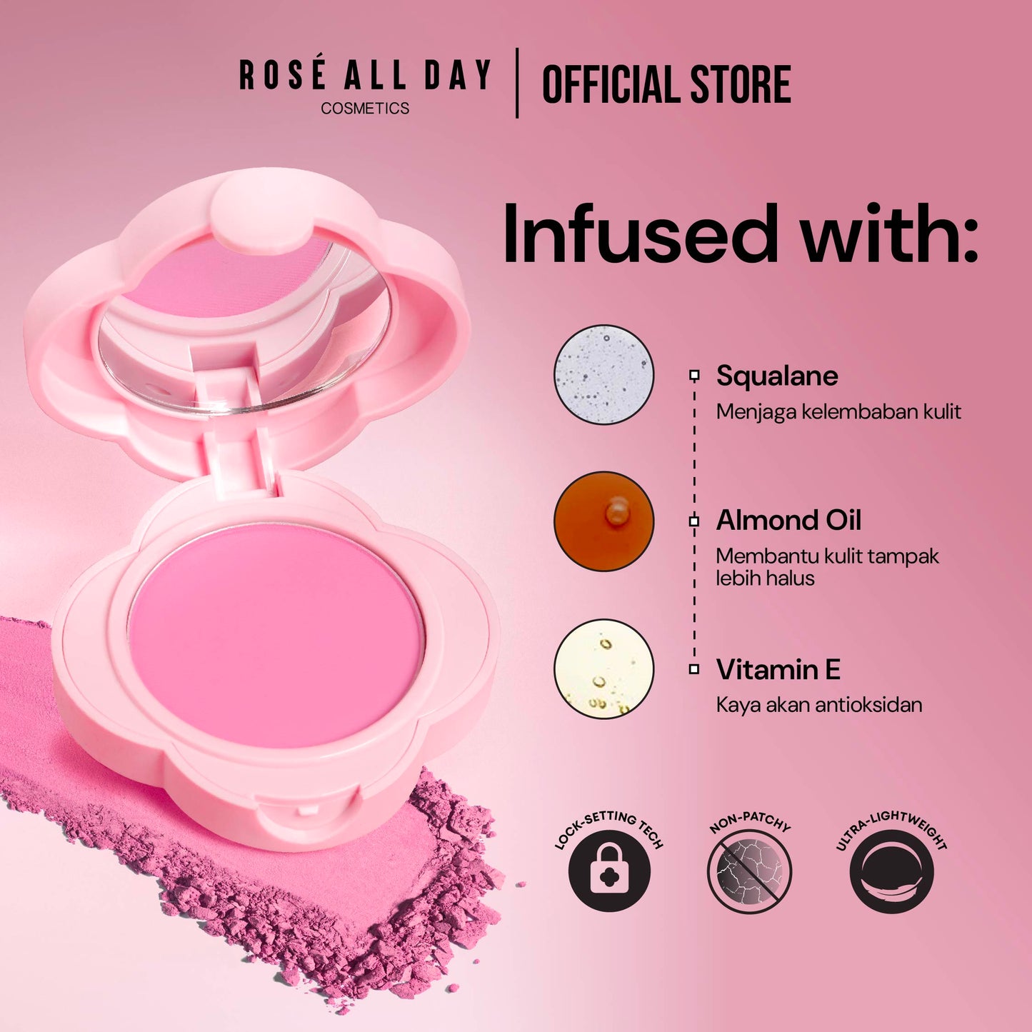 Rosé All Day Cheeky Veil Powder Blush