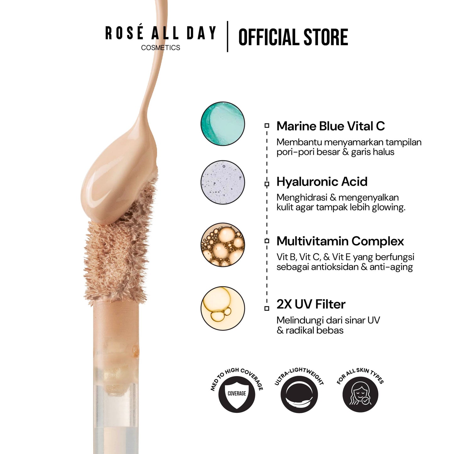 Rosé All Day The Realest Lightweight Concealer