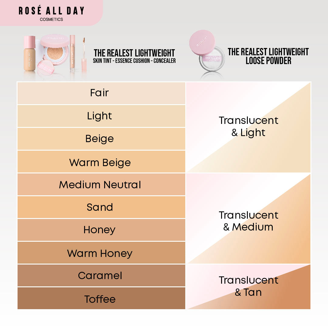 Rosé All Day The Realest Lightweight Loose Powder