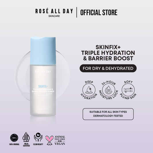 Rose All Day SKINFIX+ Triple Hydration + Barrier Boost Toner 100ml