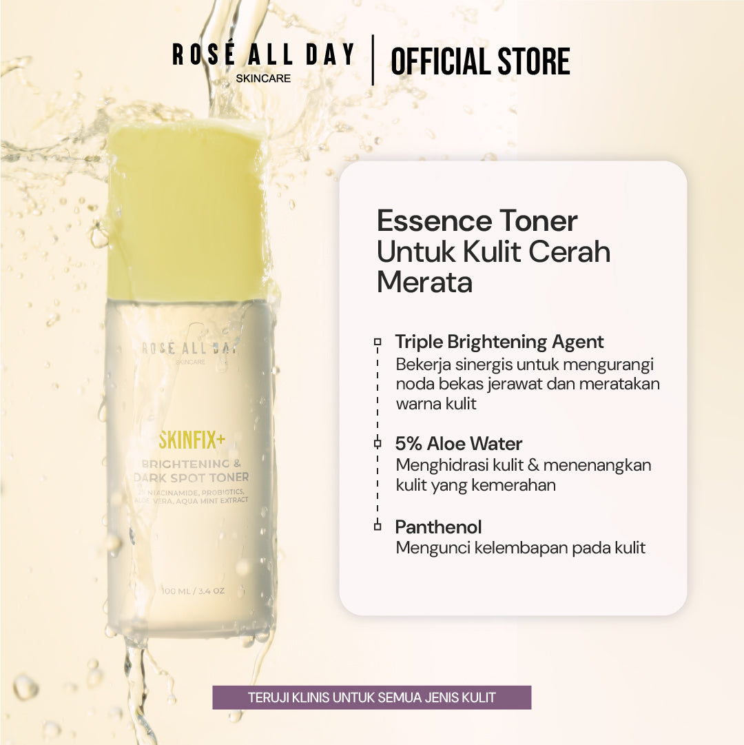 Rose All Day SKINFIX+ Brightening & Dark Spot Toner 100ml