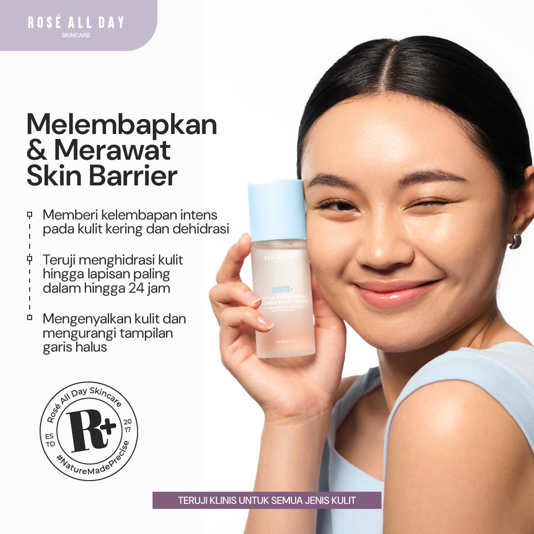 Rose All Day SKINFIX+ Triple Hydration + Barrier Boost Toner 100ml