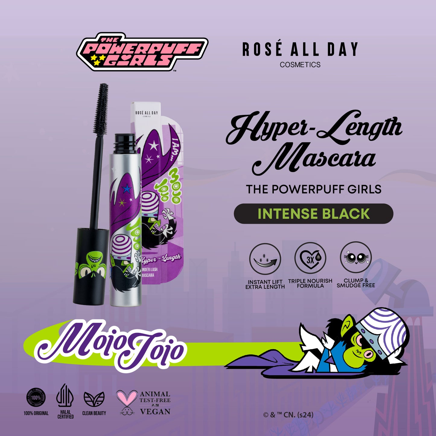 Rosé All Day Hyper-Length Mascara (The Powerpuff Girls Edition)