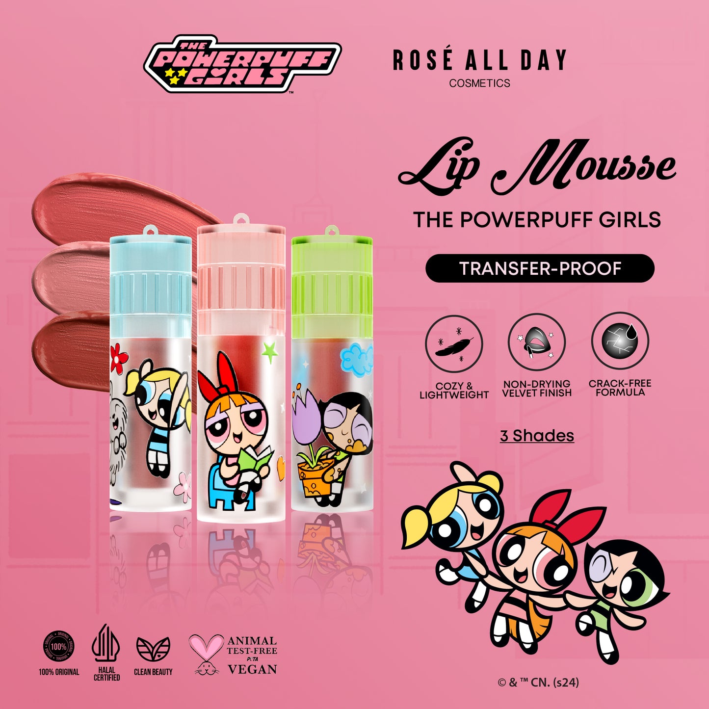 Rosé All Day Lip Mousse (The Powerpuff Girls Edition)