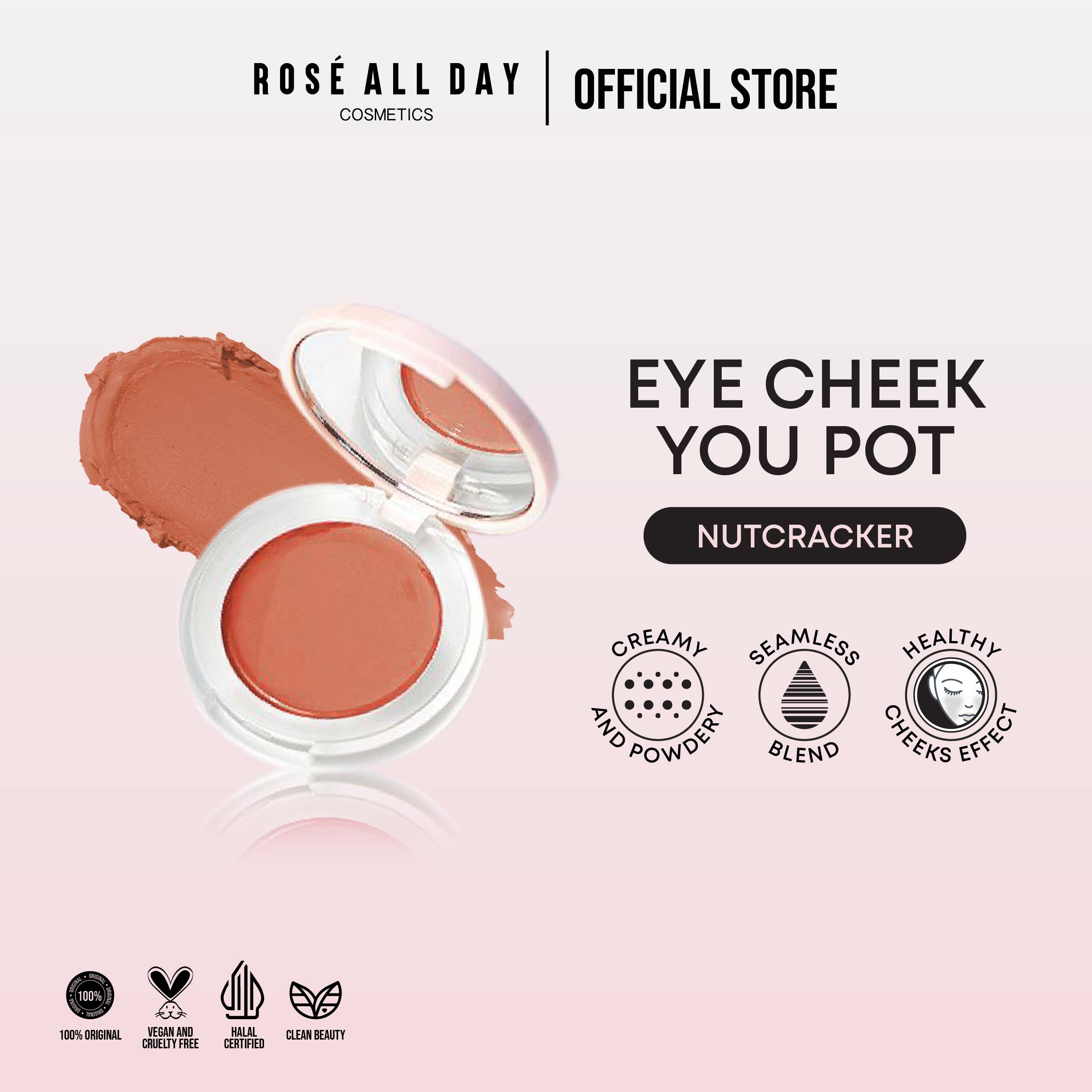 Rosé All Day Eye Cheek You Pot Nutcracker