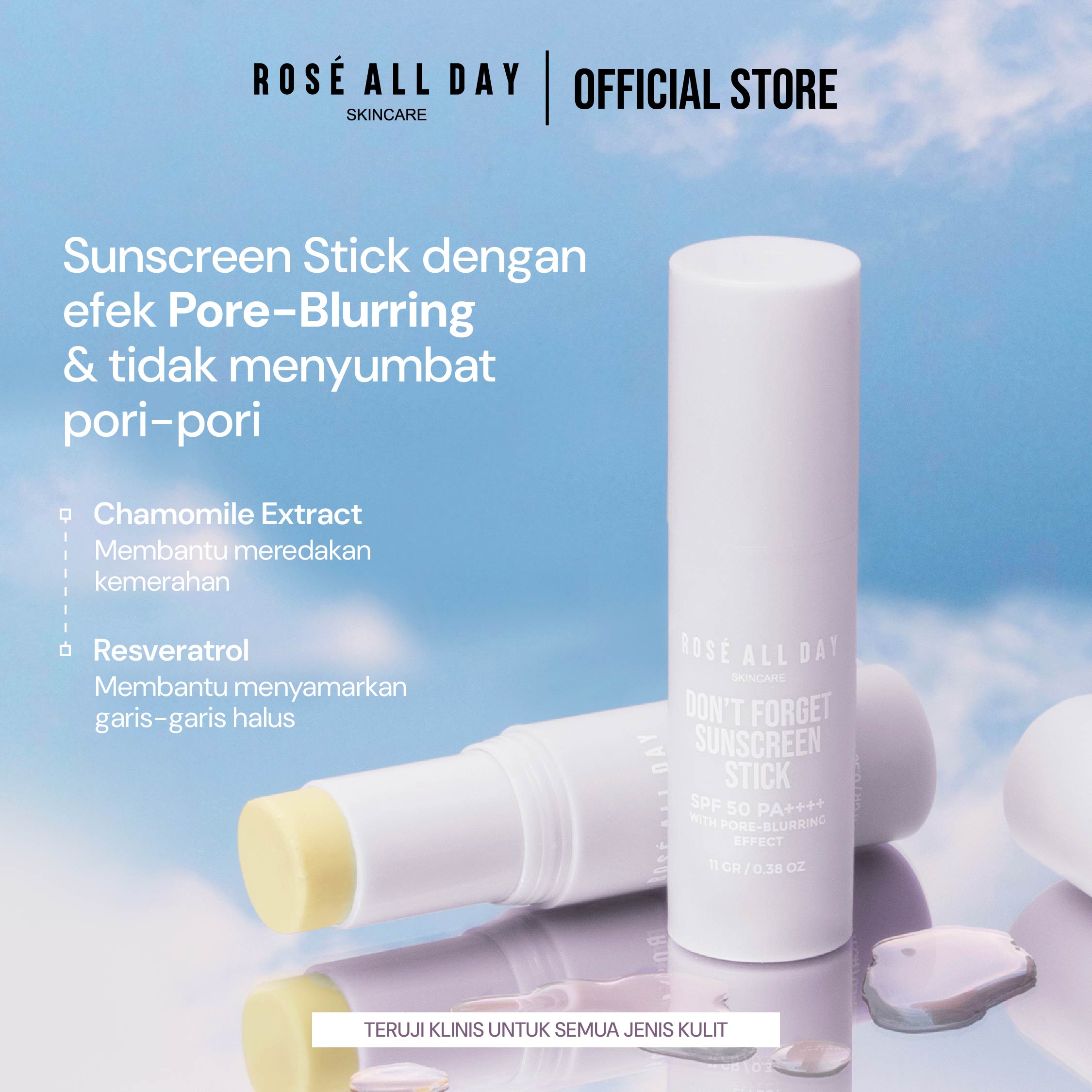 [NEW] Rosé All Day Don't Forget Sunscreen Stick