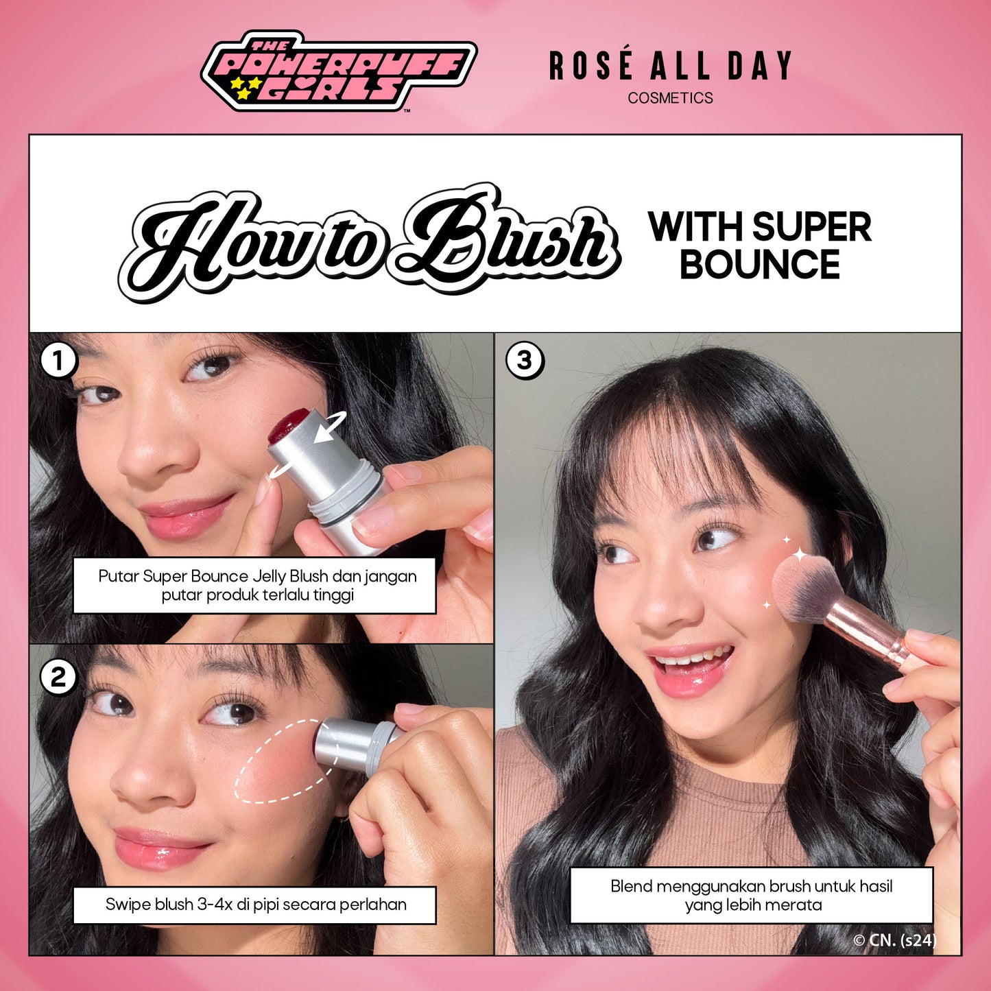 Rosé All Day Super Bounce Jelly Blush (The Powerpuff Girls Edition)