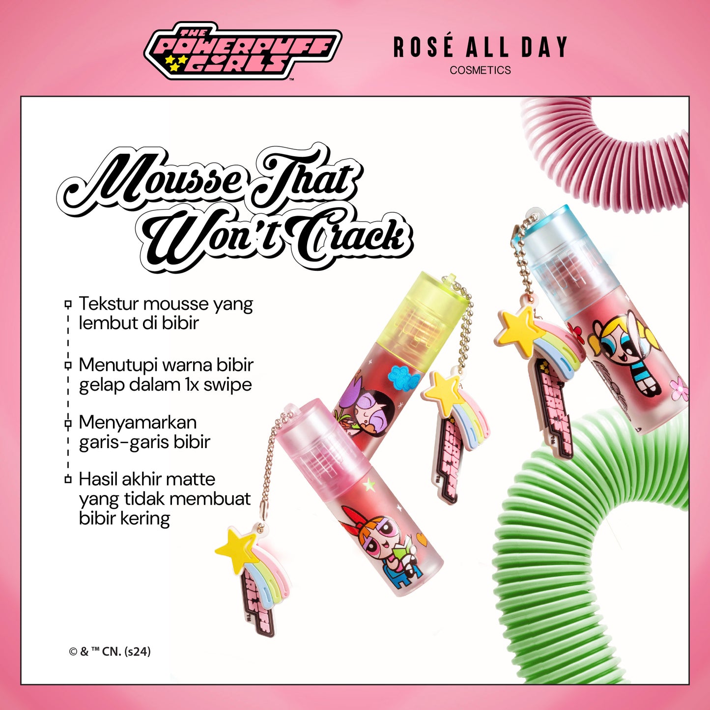 Rosé All Day Lip Mousse (The Powerpuff Girls Edition)