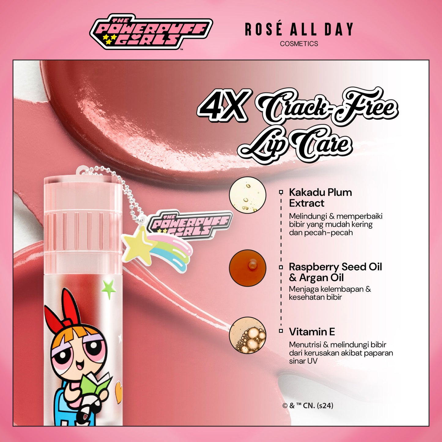 Rosé All Day Lip Mousse (The Powerpuff Girls Edition)