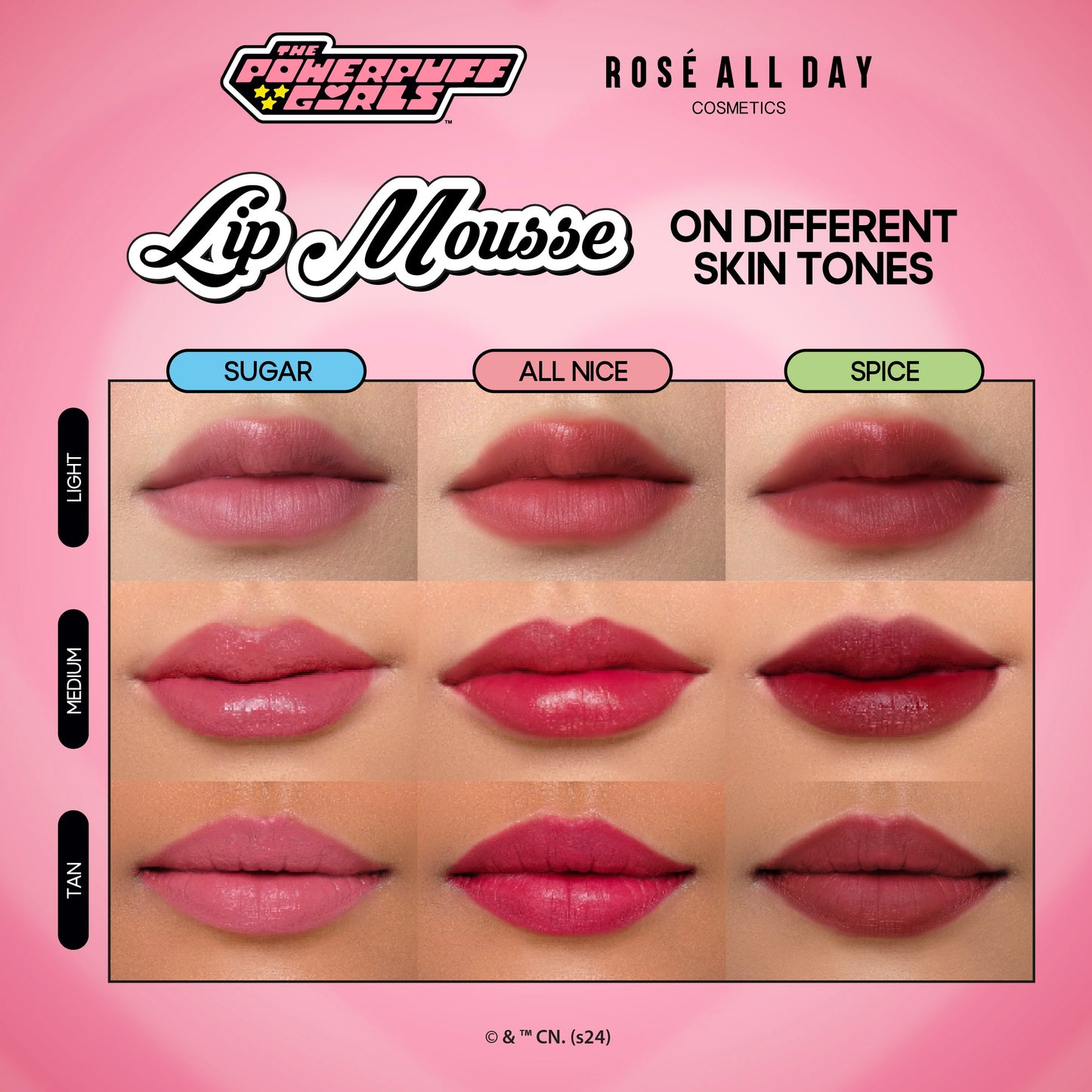 Rosé All Day Lip Mousse (The Powerpuff Girls Edition)