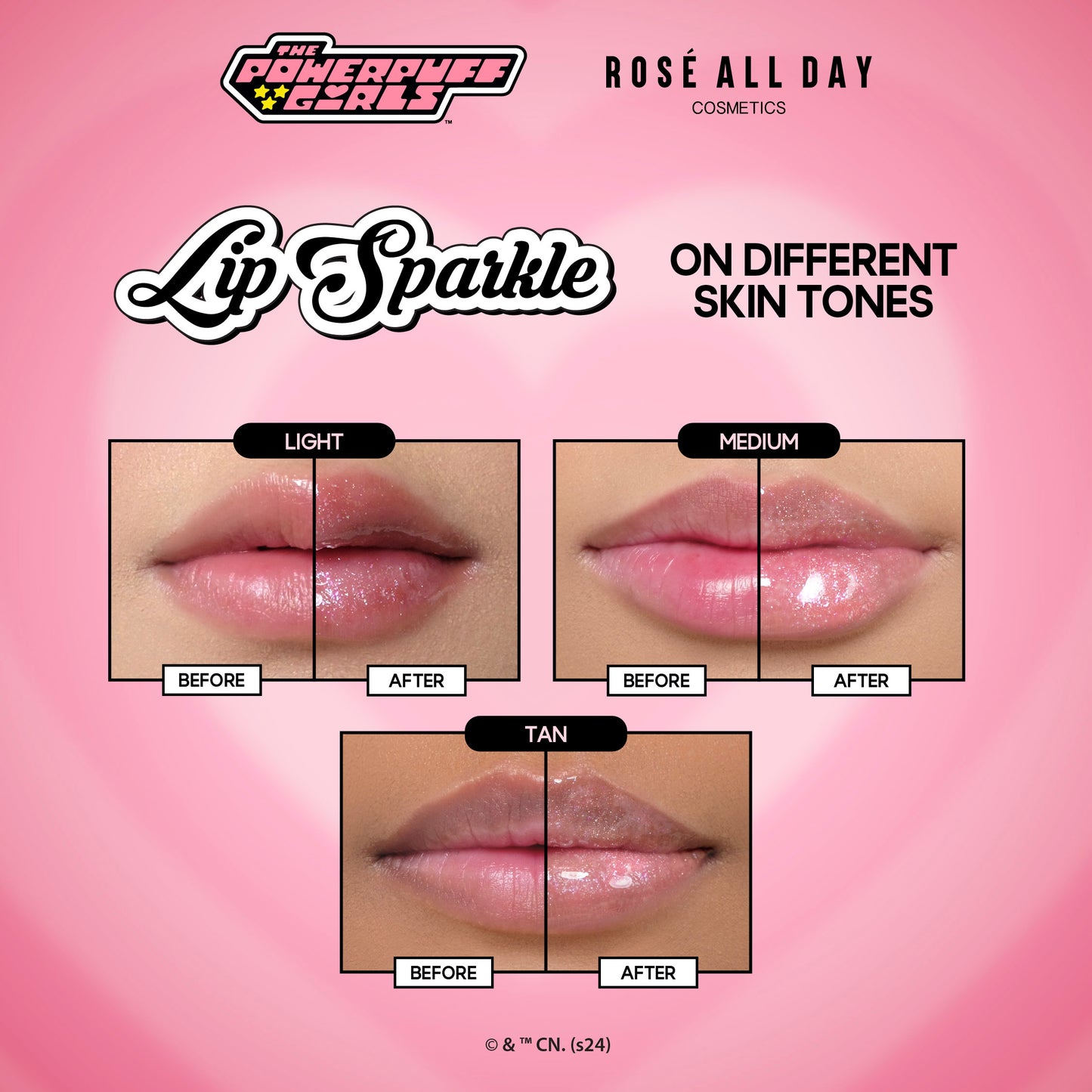 Rosé All Day Lip Sparkle (The Powerpuff Girls Edition)