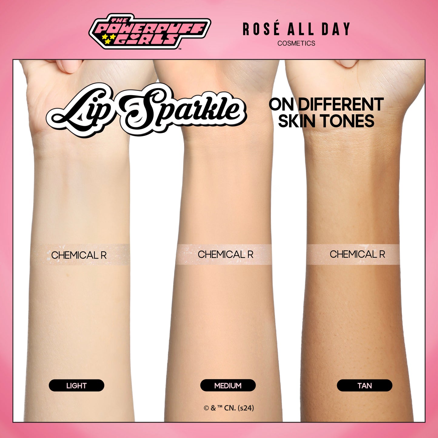 Rosé All Day Lip Sparkle (The Powerpuff Girls Edition)