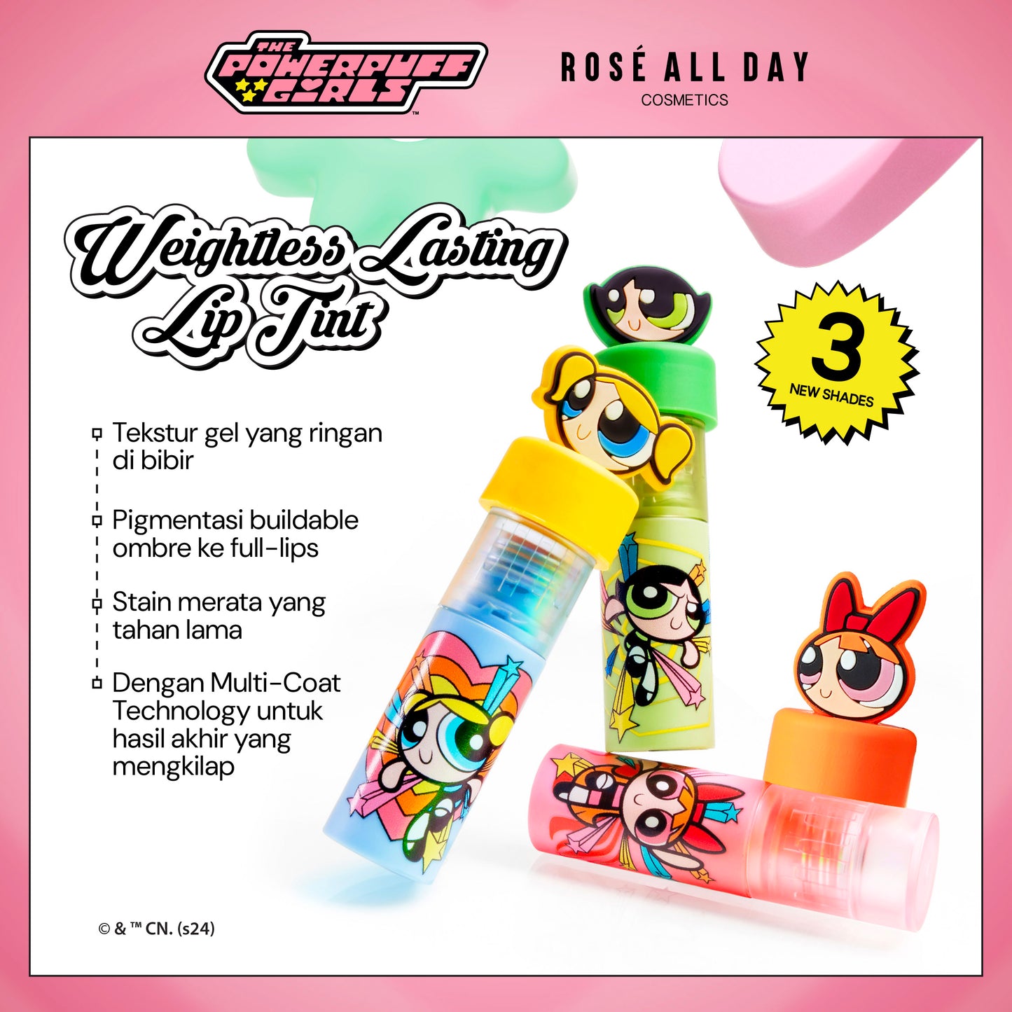 Rosé All Day Stain Tint (The Powerpuff Girls Edition)