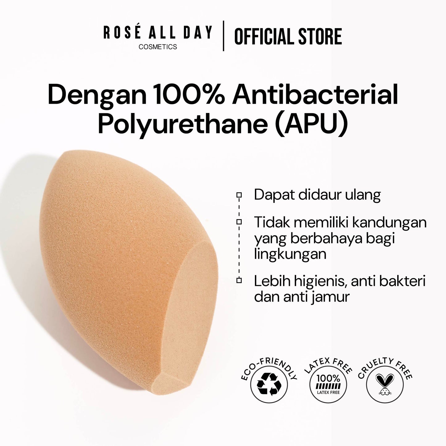 Rosé All Day Little Bean Beauty Sponge