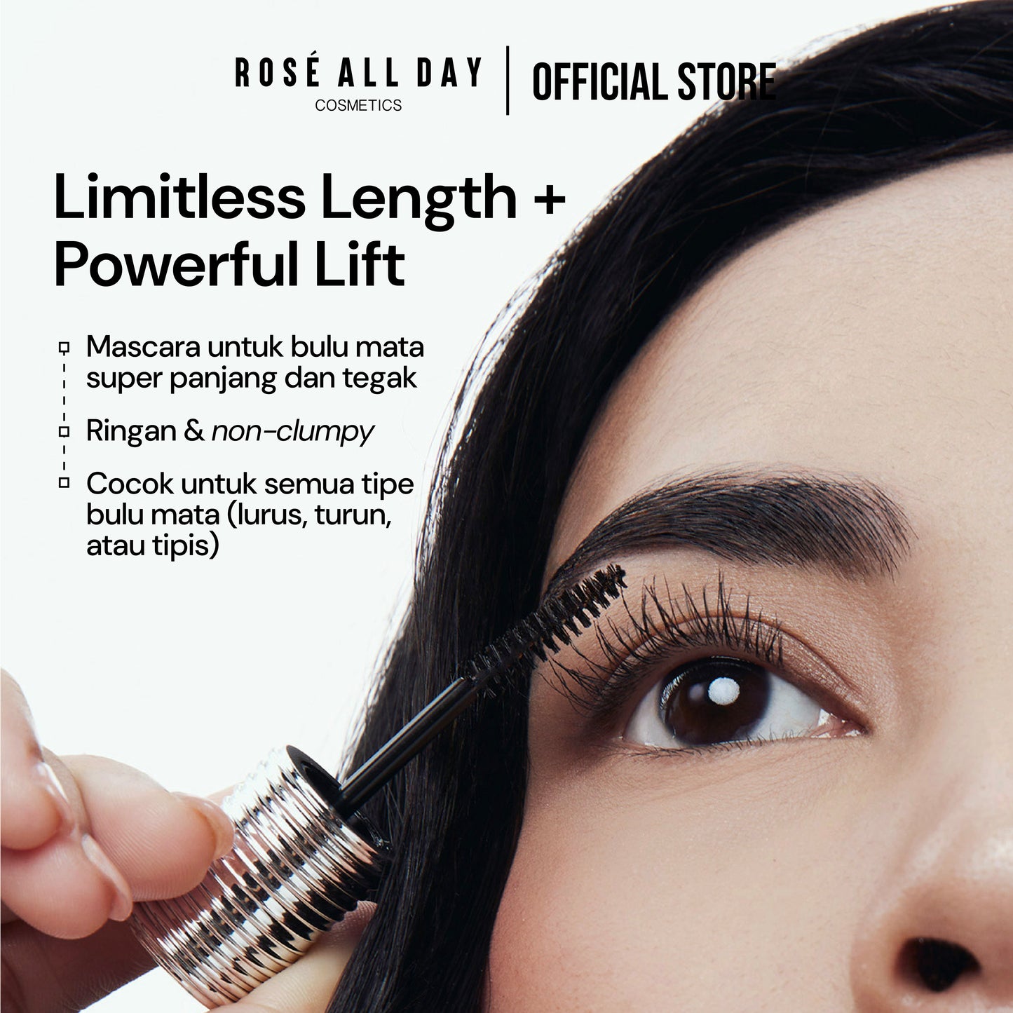 Rosé All Day High Voltage Lift + Length Mascara