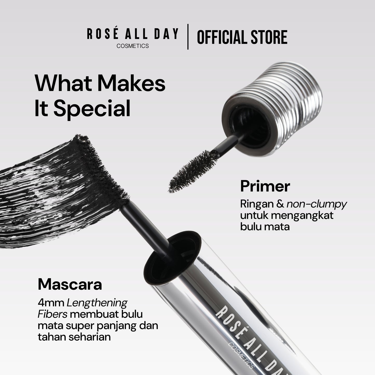 Rosé All Day High Voltage Lift + Length Mascara