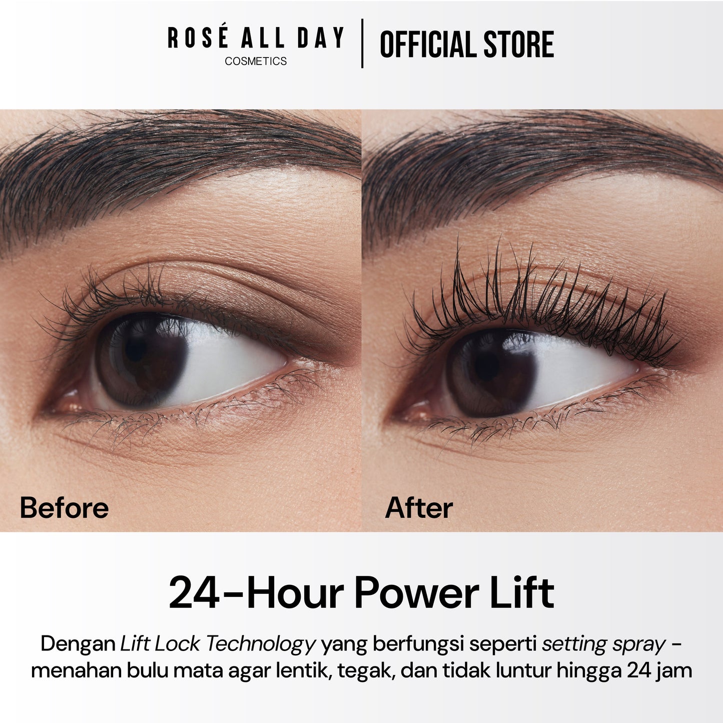 Rosé All Day High Voltage Lift + Length Mascara