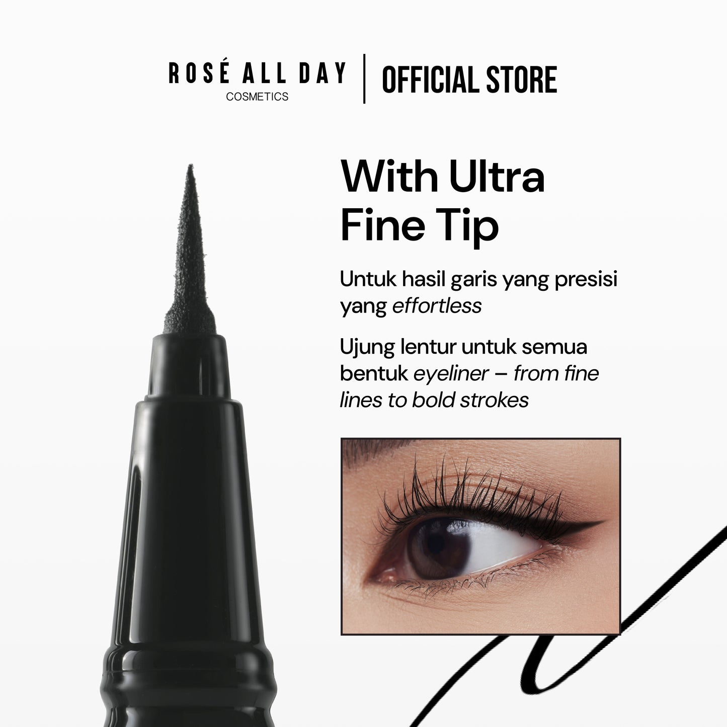 Rosé All Day Power Stroke Precise Eyeliner