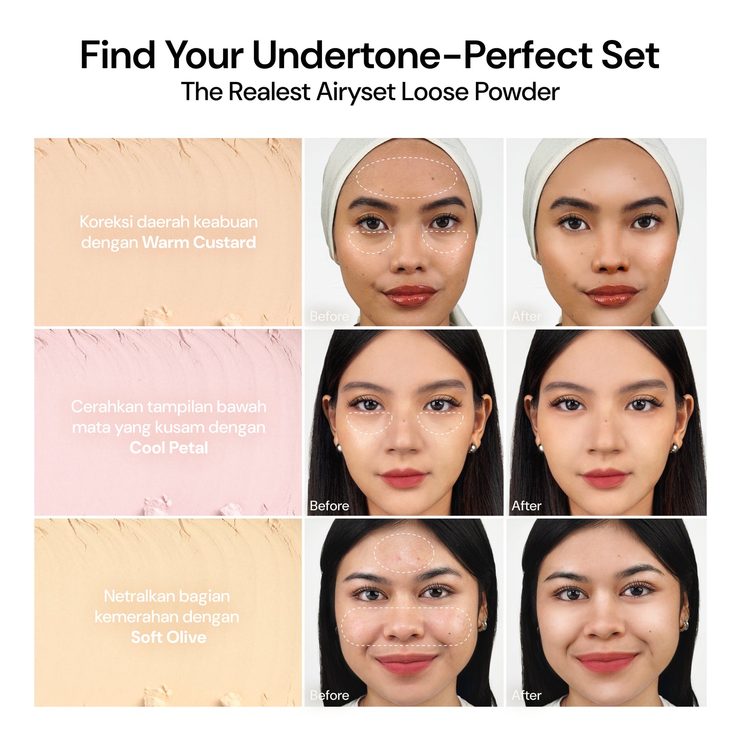 [NEW LAUNCH] Rosé All Day The Realest Airyset Loose Powder