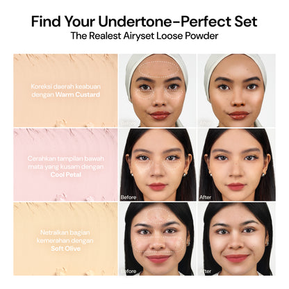 [NEW LAUNCH] Rosé All Day The Realest Airyset Loose Powder