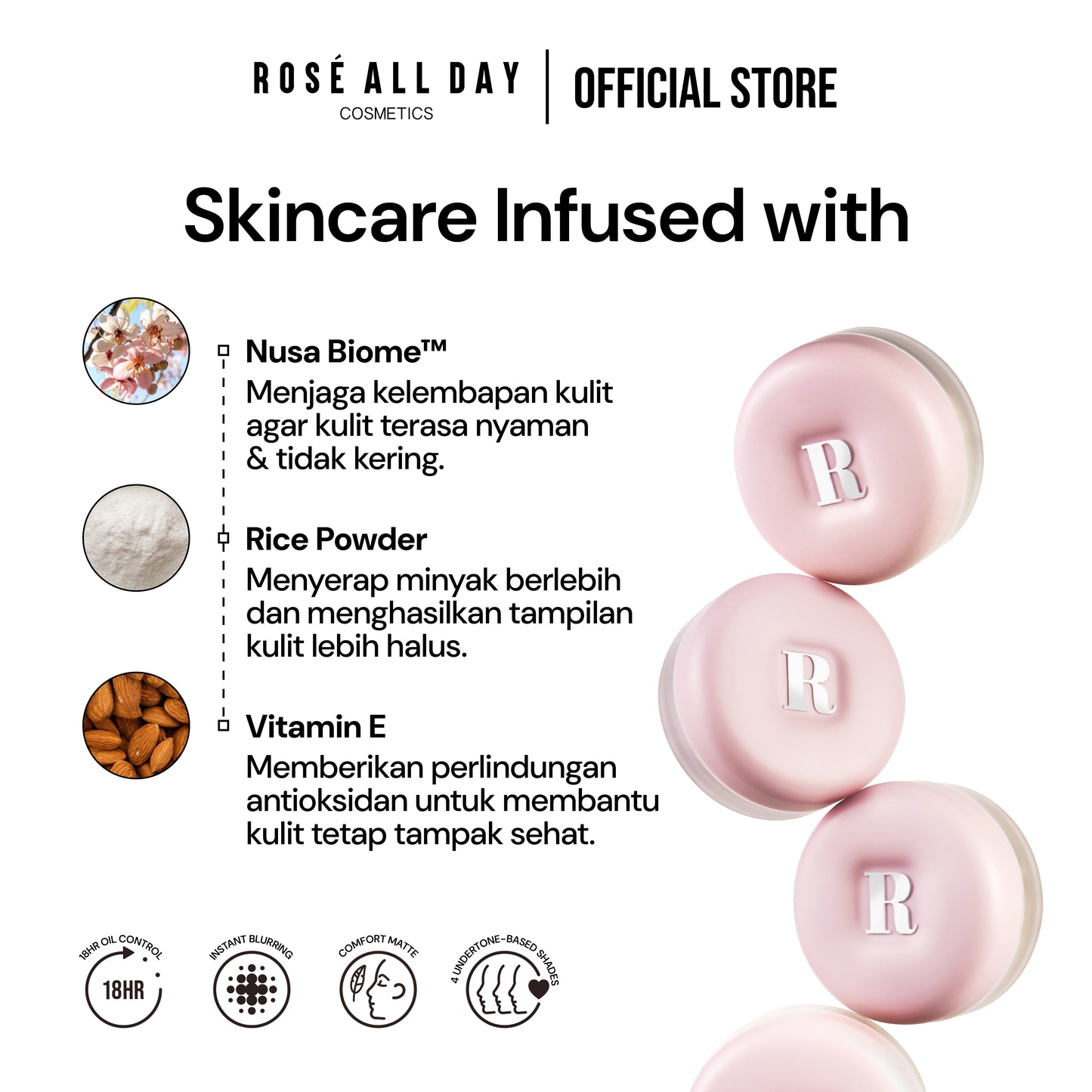 [NEW LAUNCH] Rosé All Day The Realest Airyset Loose Powder