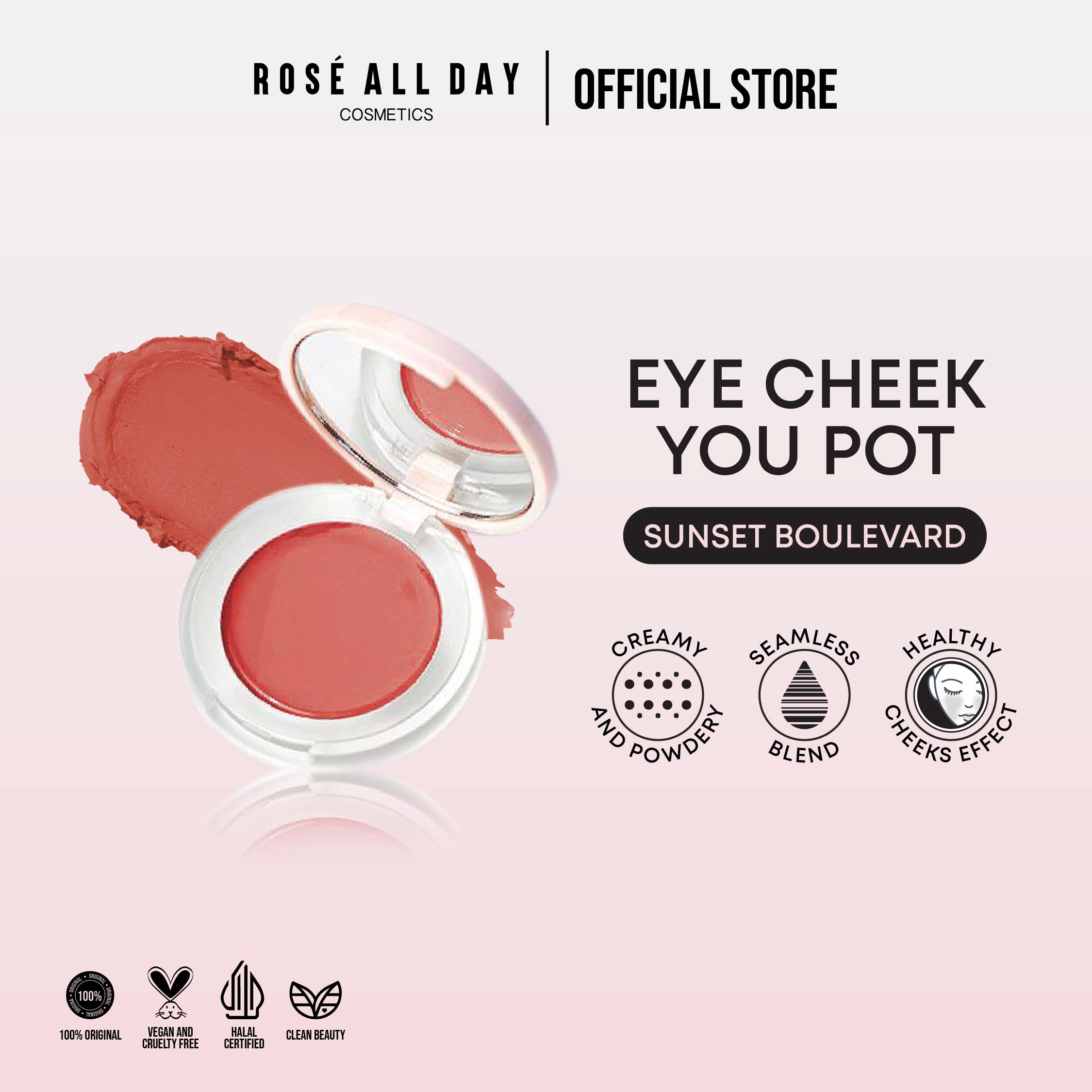 Rosé All Day Eye Cheek You Pot Sunset Boulevard