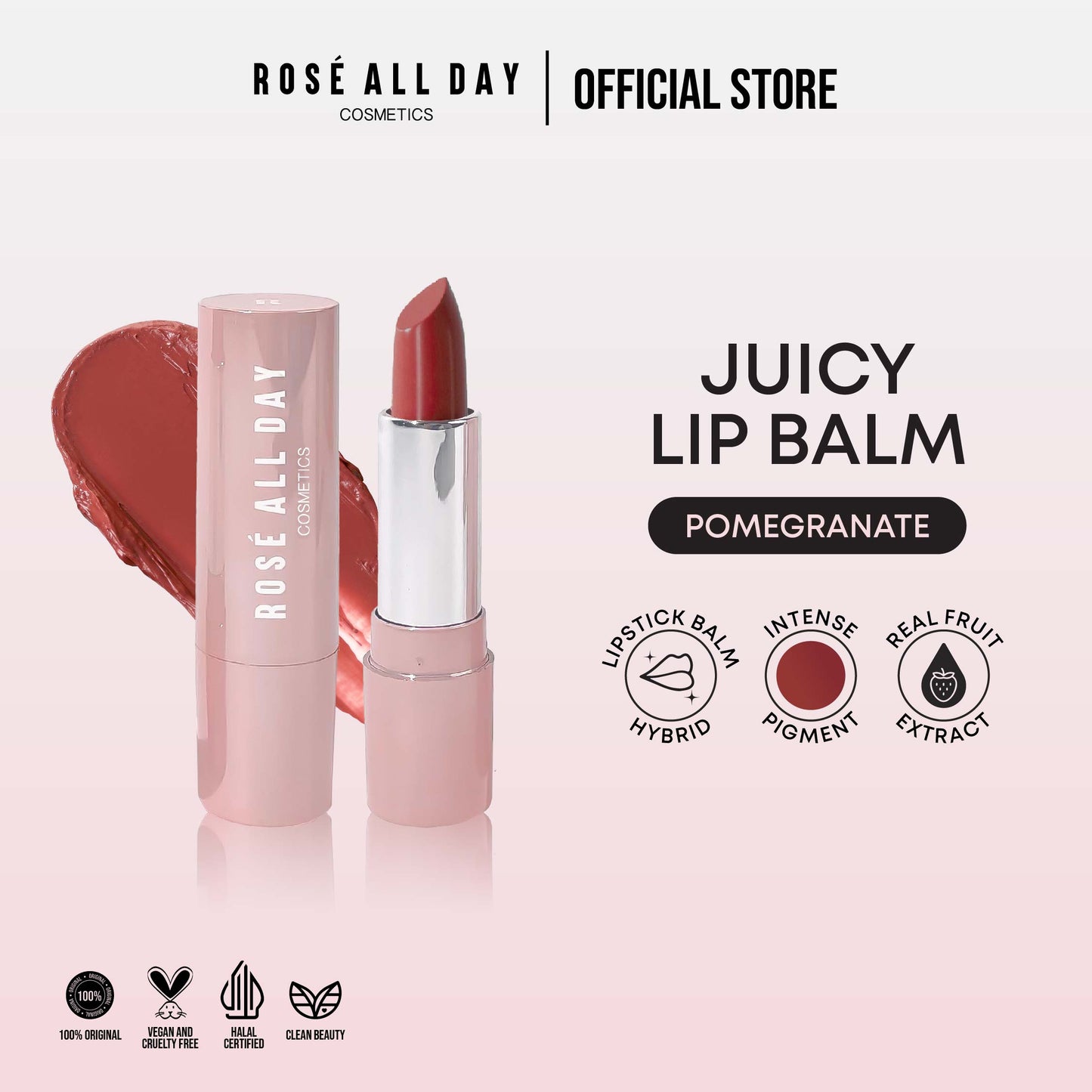 Rosé All Day Juicy Lip Balm Pomegranate