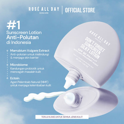 [NEW] Rosé All Day Don't Forget Sunscreen Silky Lotion