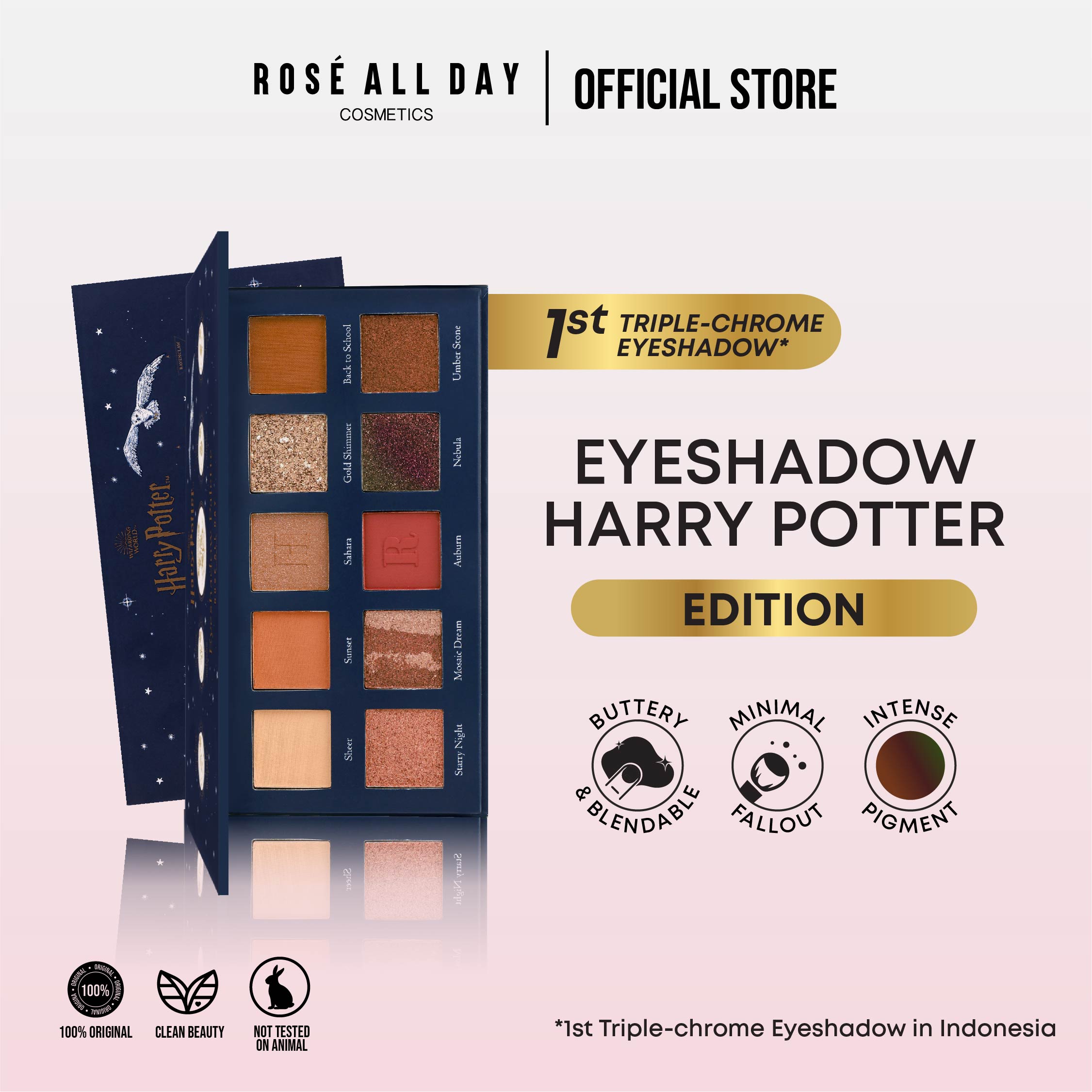 Rosé All Day Eyeshadow Palette Harry Potter Edition