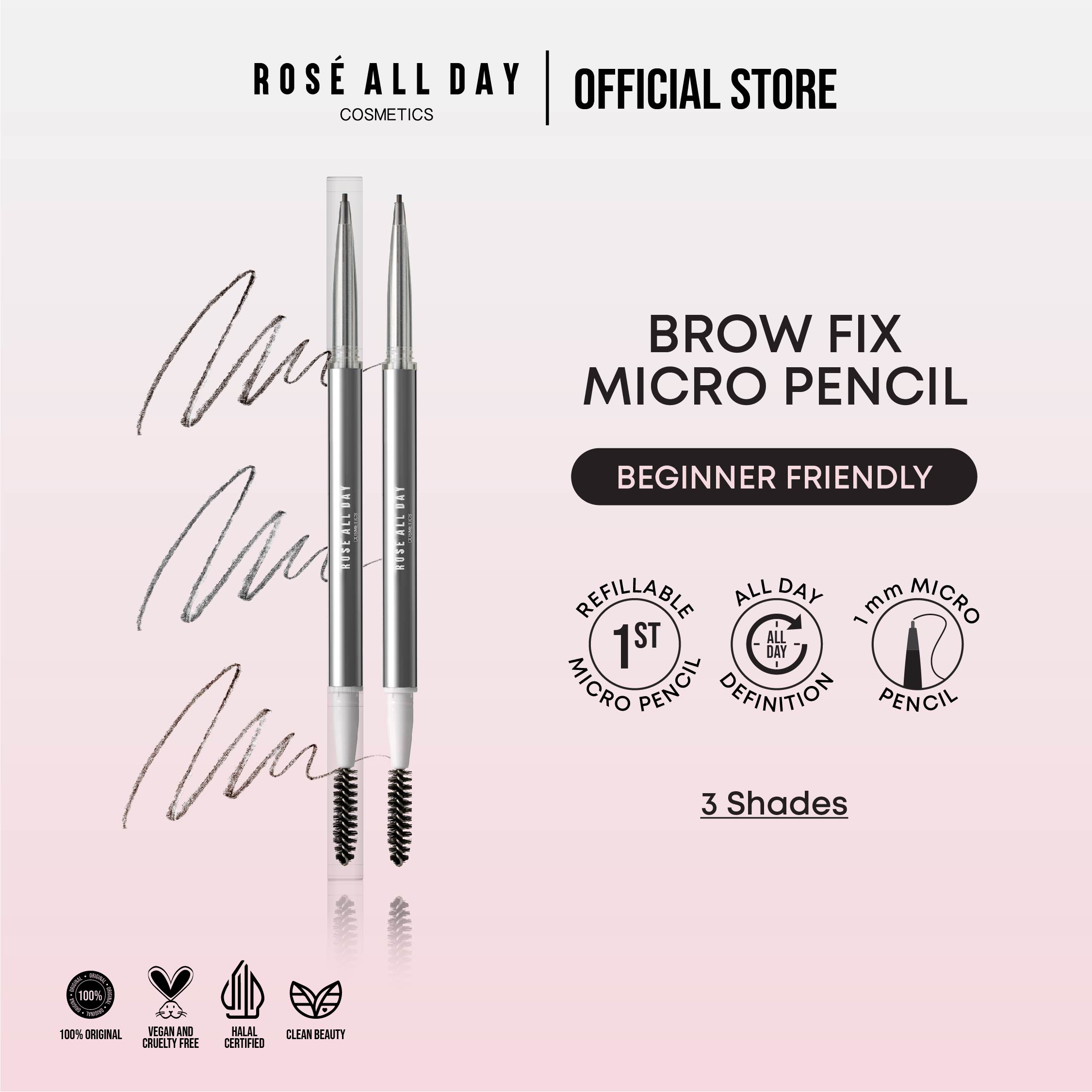 [NEW] Rosé All Day Brow Fix Micro Pencil