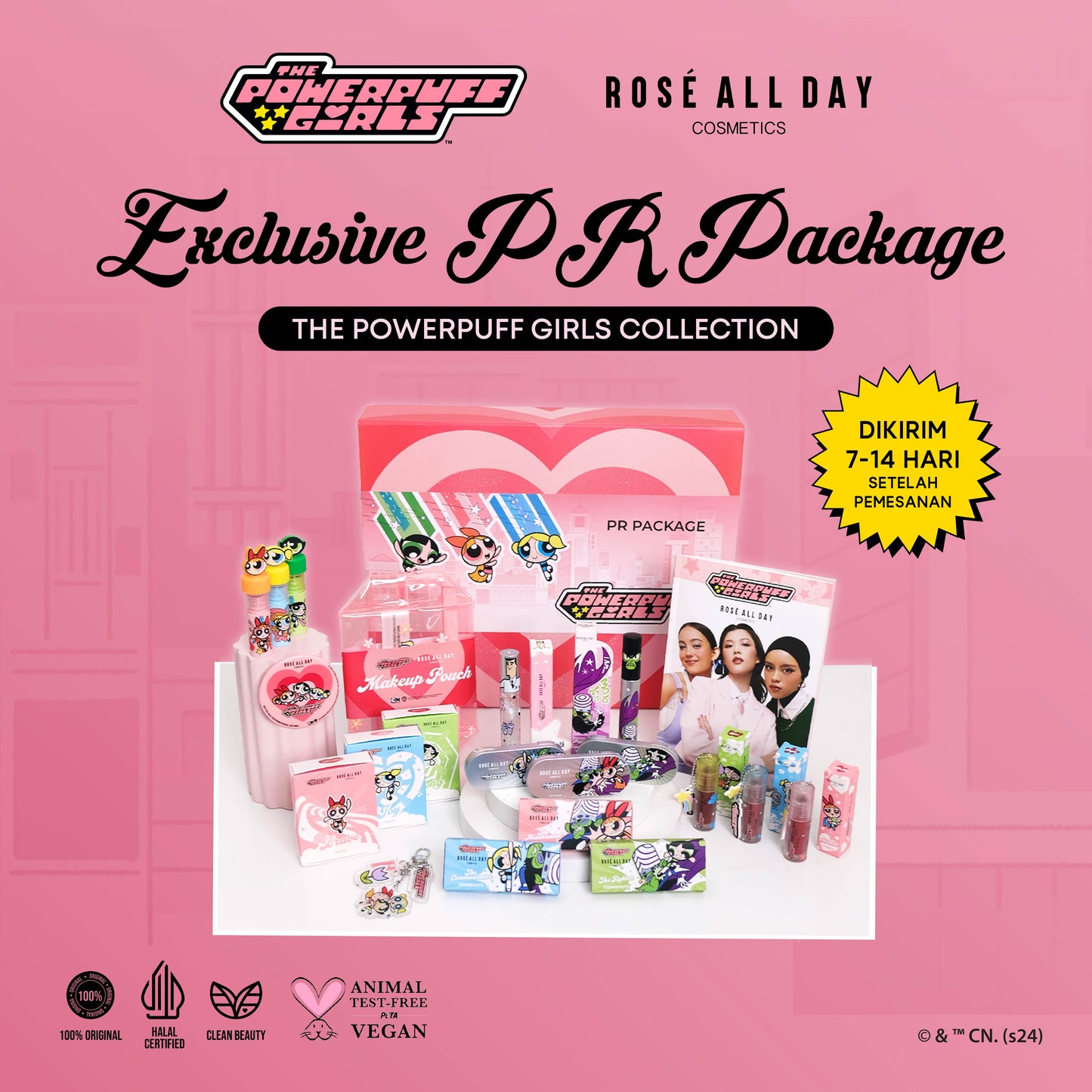 [LIMITED EDITION] The Powerpuff Girls x Rosé All Day - Exclusive PR Package