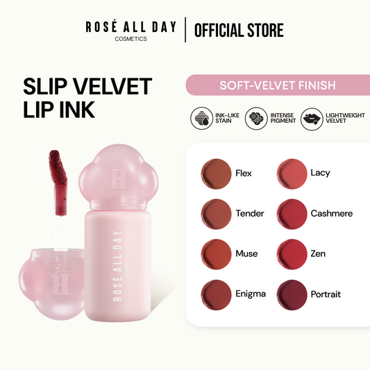 [NEW LAUNCH] Rosé All Day - Slip Velvet Lip Ink | Smudgeproof & Tahan Lama