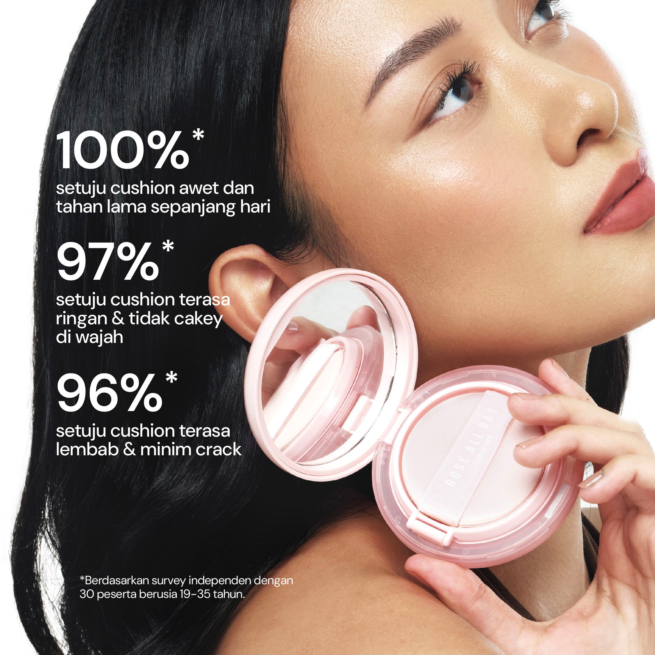 ファンデーション Rose NEW LAUNCH] Rosé All Day The Realest Airyfit Glow Cushion – Rosé