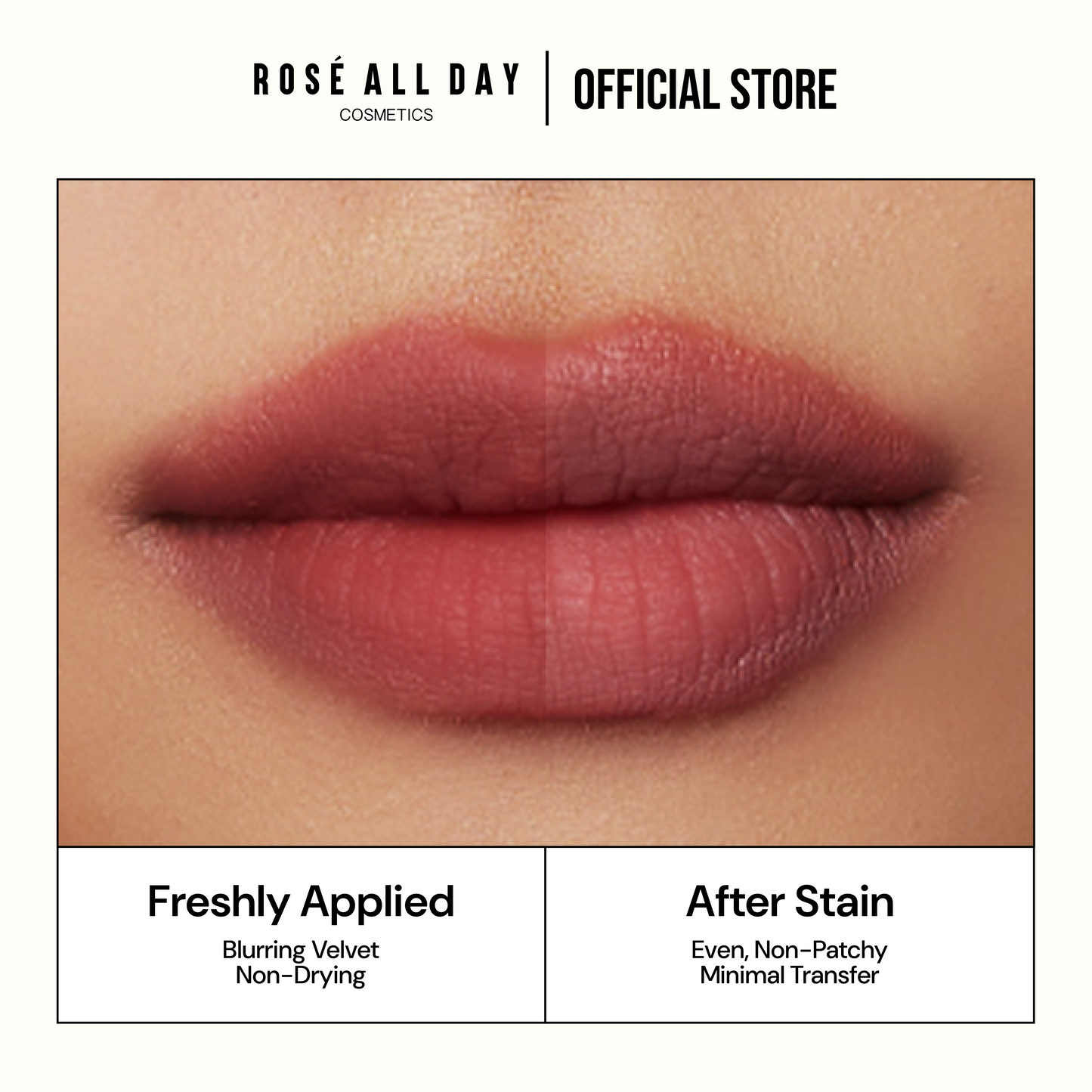 [NEW LAUNCH] Rosé All Day - Slip Velvet Lip Ink | Smudgeproof & Tahan Lama