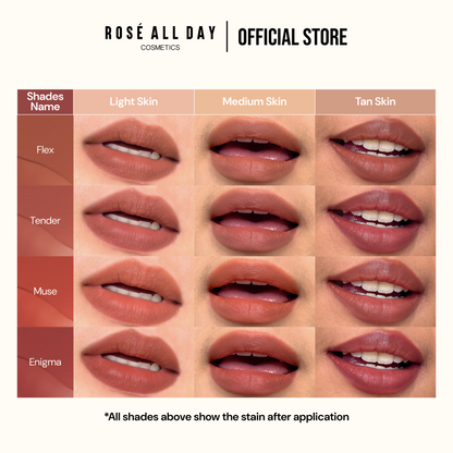 [NEW LAUNCH] Rosé All Day - Slip Velvet Lip Ink | Smudgeproof & Tahan Lama