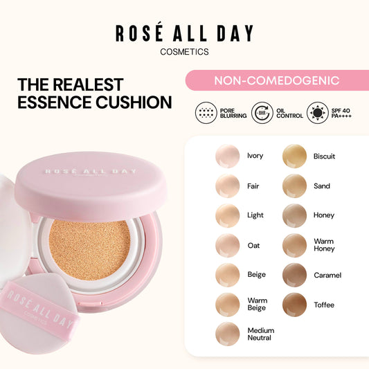 Rosé All Day The Realest Lightweight Essence Cushion