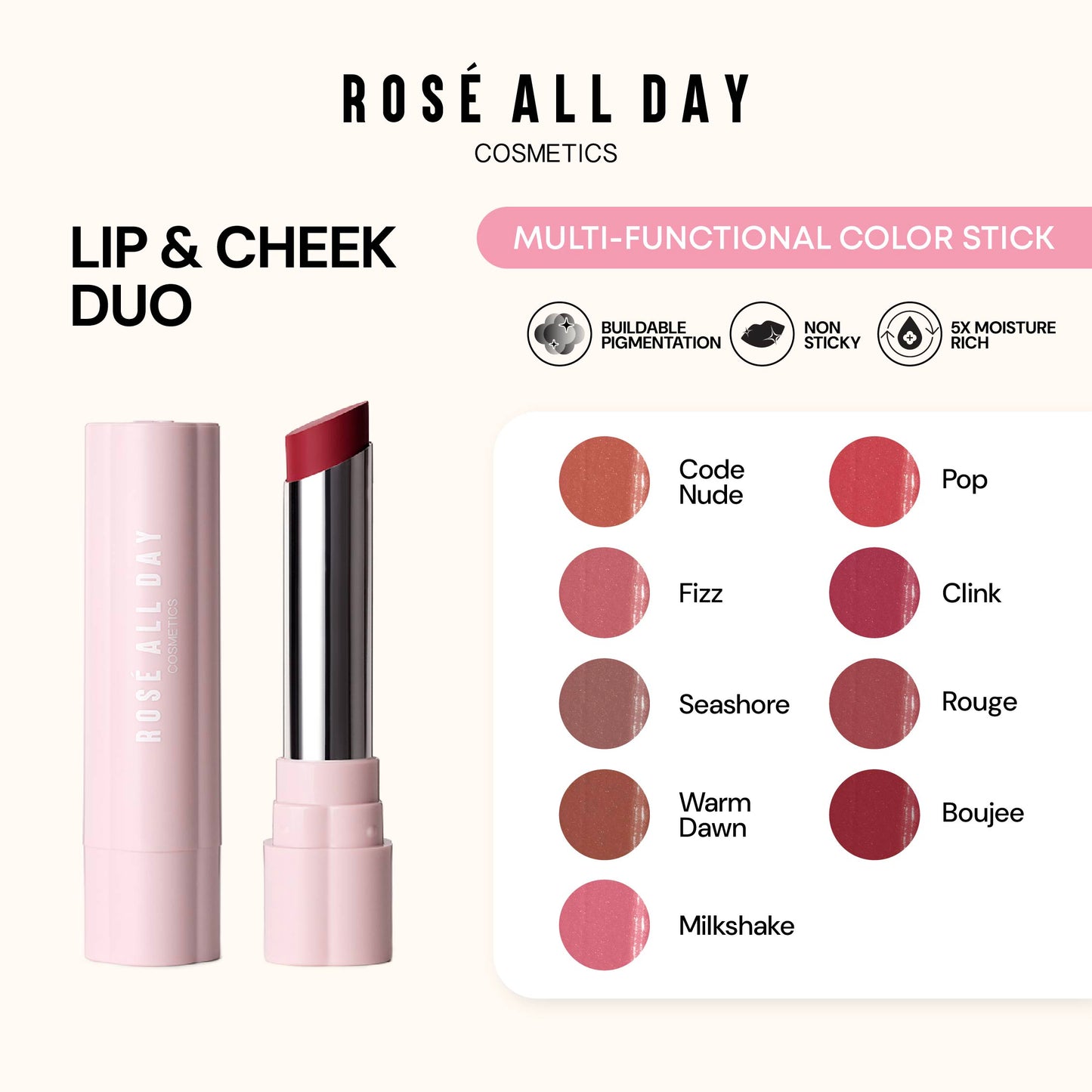 Rosé All Day Lip & Cheek Duo