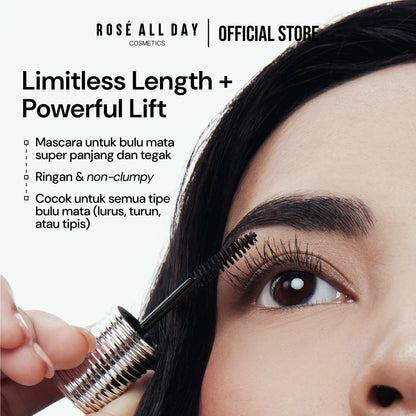 Rosé All Day High Voltage Lift + Length Mascara