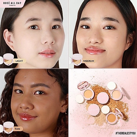 Rose All Day The Realest Lightweight Compact Powder