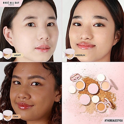 Rose All Day The Realest Lightweight Compact Powder