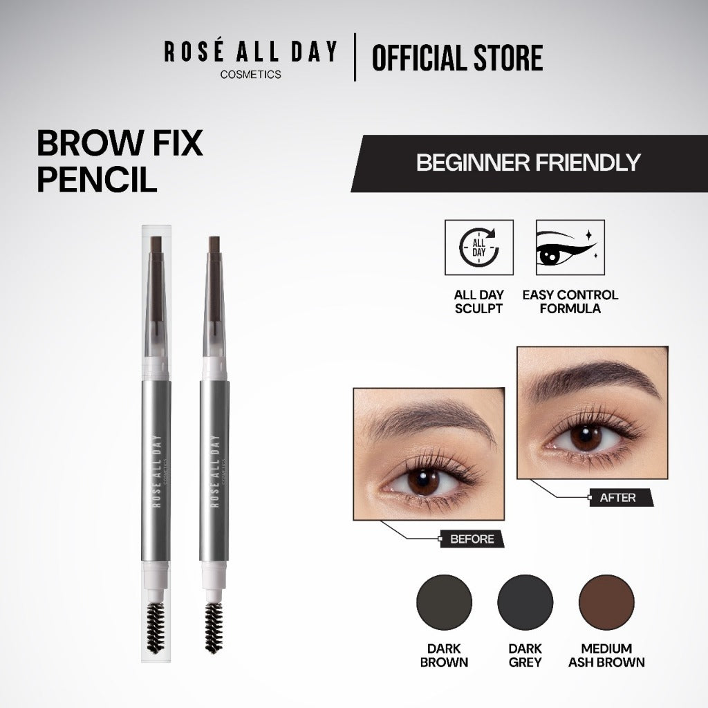 Rose All Day Brow Fix Eyebrow Pencil
