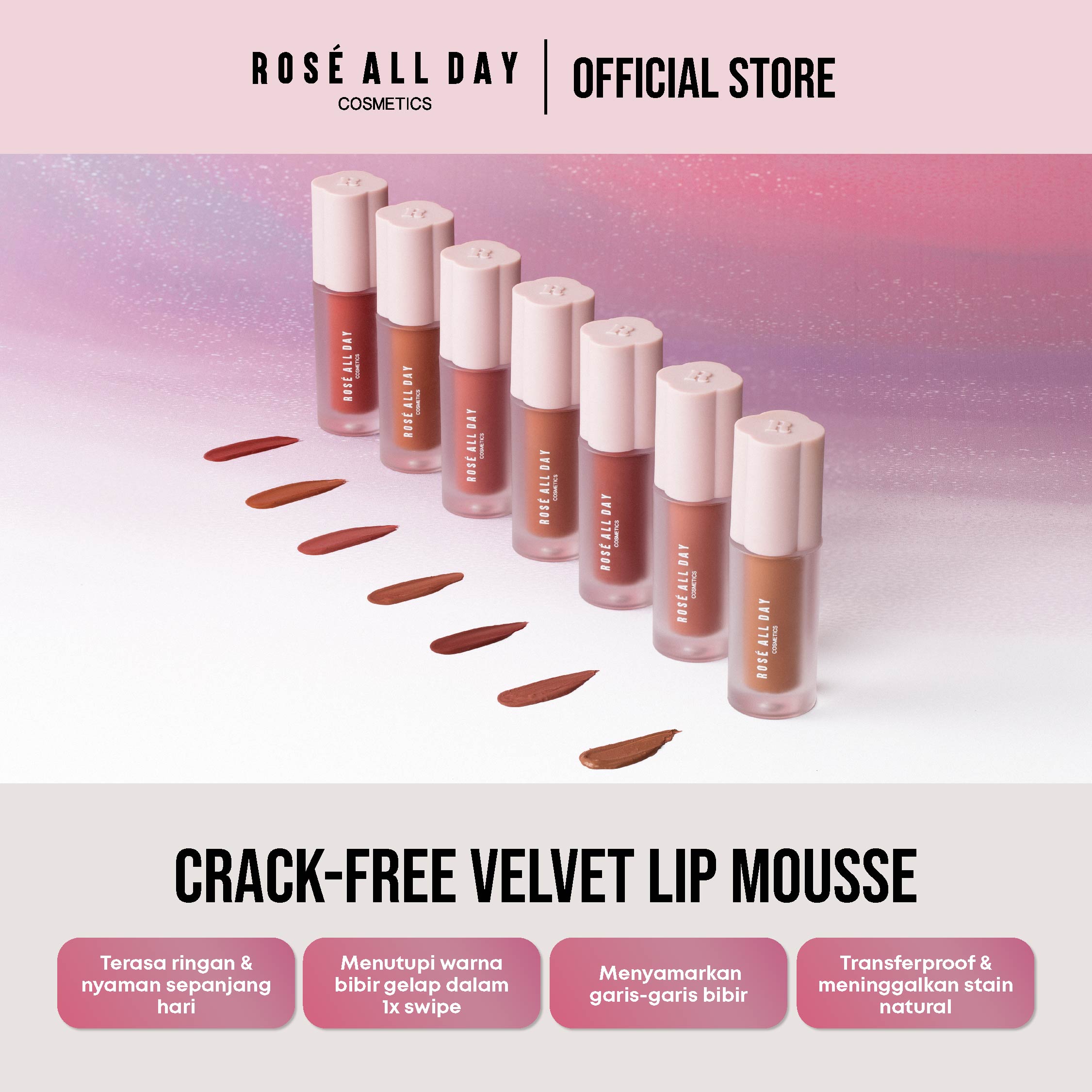 Rosé All Day Lip Mousse Records