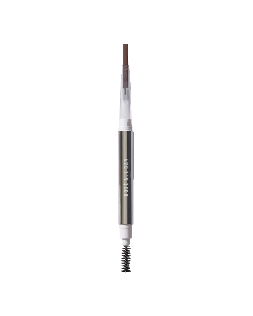 Rosé All Day Brow Fix Eyebrow Pencil in Medium Ash Brown